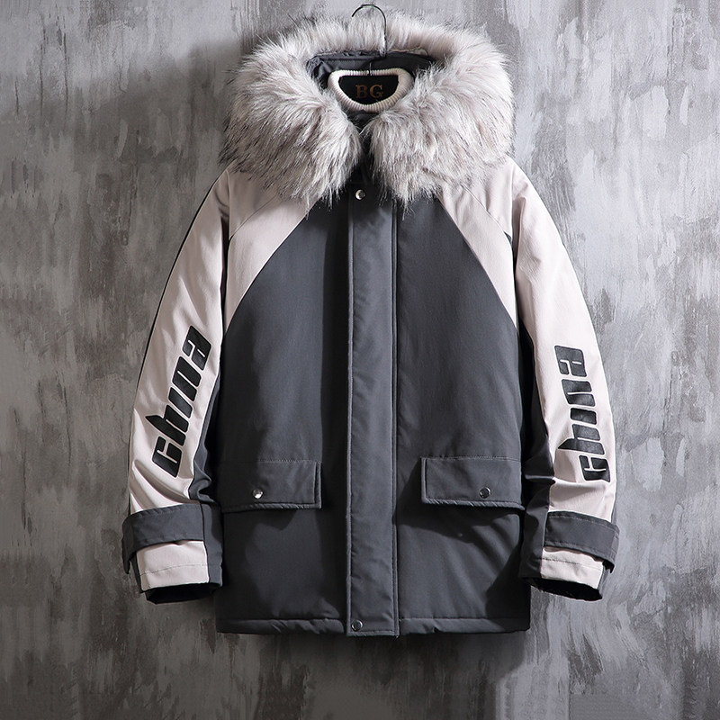 DJ297*加厚2020冬装新款 连帽工装大码百搭 棉衣棉服外套P105图片