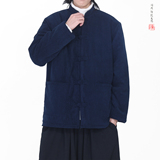 灯芯绒冬2025新中式盘扣外套保暖唐装红棉衣外套A550-P148，男装棉衣，钱塘7008(原4008)