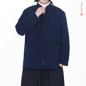 灯芯绒冬2025新中式盘扣外套 保暖唐装红棉衣外套A550-P148图片