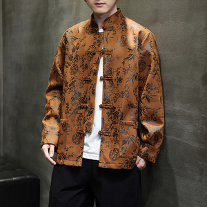 麂皮绒2026春新品新中式婚礼唐装汉服夹克外套A652-P110