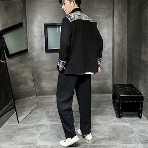 棉麻风龙款2026春款  盘扣 汉服套装特价 A703-P70图片