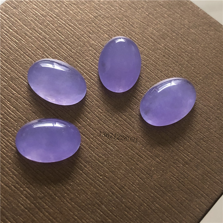 紫罗兰鸽子戒指面项链未镶嵌翡翠