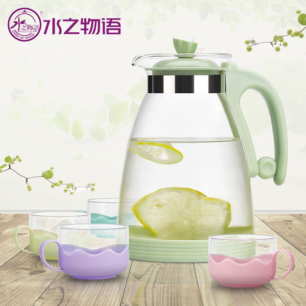 水之物语 耐高温玻璃凉水壶 冷水壶 1900ml 优惠券折后¥24包邮(¥29-5)多色可选 水之物语 耐高温玻璃凉水壶 冷水壶 1900ml 优惠券折后¥24包邮(¥29-5)多色可选