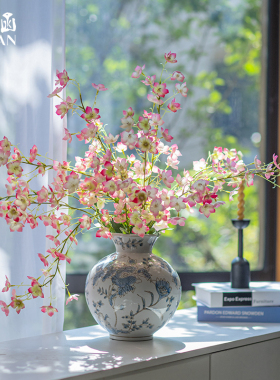 铃兰花仿真花中古假花装饰摆设