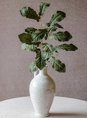 室内装饰插花仿真绿植枝叶油菜叶