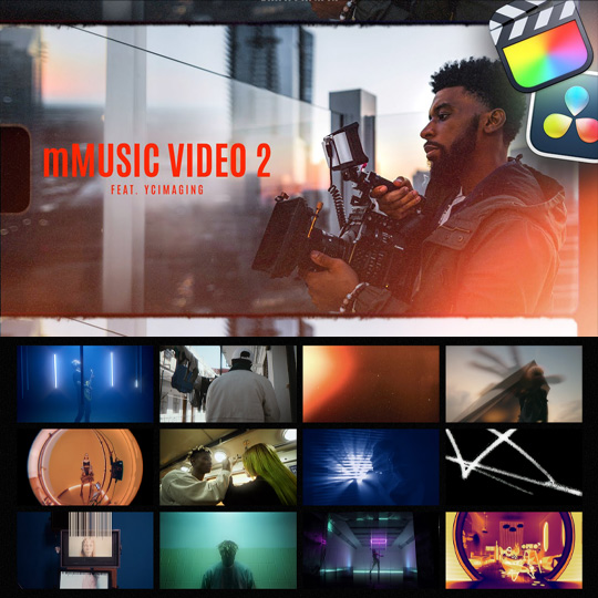 FCPX达芬奇插件-60组音乐视频特效转场文字标题 mMusic Video 2