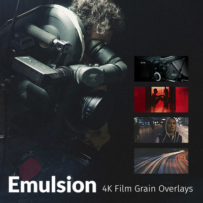 噪点污垢颗粒电影胶片质感叠加效果4K高清视频素材 Emulsion