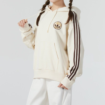 Adidas休闲运动舒适百搭戴帽卫衣