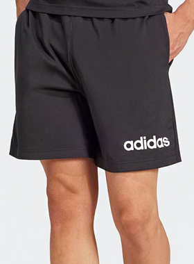 Adidas阿迪达斯M LIN SJ SHO夏季新款休闲透气户外段短裤 JE9012
