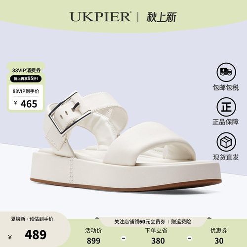 clarks其乐一字带休闲沙滩凉鞋