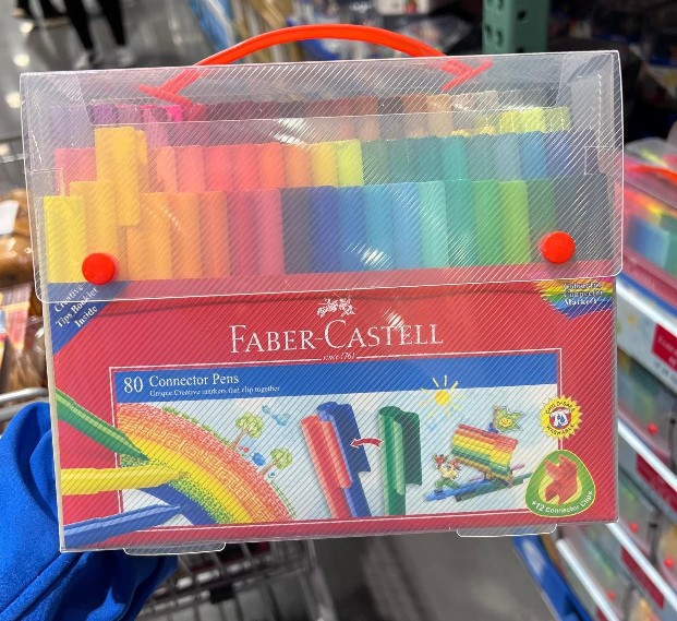 辉柏嘉可拼砌水彩笔80色可水洗