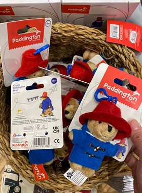 【国内现货】Paddington帕丁顿熊公仔玩偶钥匙扣毛绒书包挂件挂饰