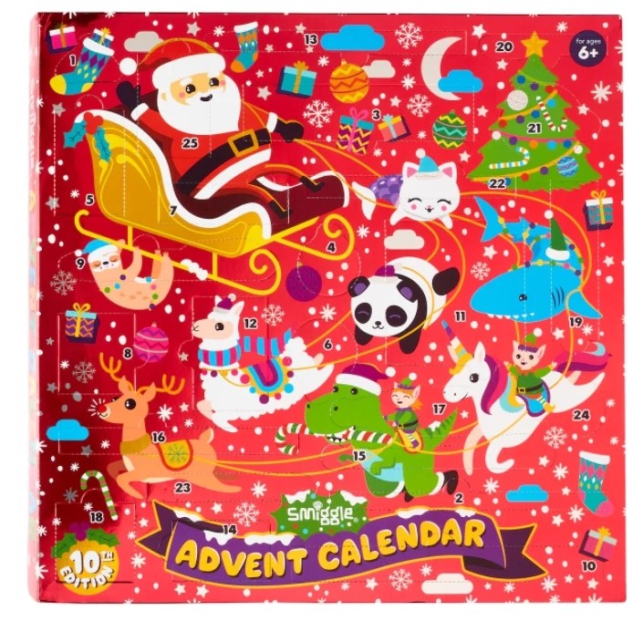 smiggle元旦圣诞节礼盒幼儿园学生礼物文具礼盒新年礼盒礼物