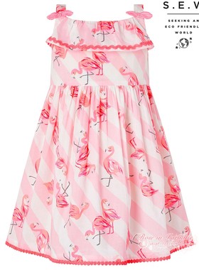 限时特价！【国内现货】Monsoon 女童女宝宝黄色花朵连衣裙