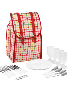 【国内现货】cath kidston 大号草莓野餐包双肩包