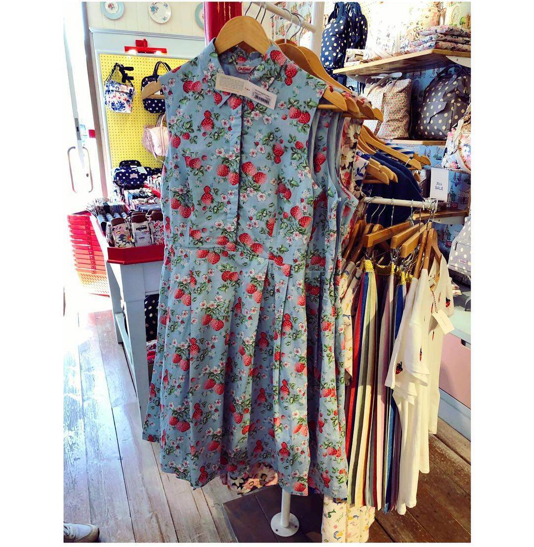 【国内现货】cath kidston 夏季全棉无袖草莓亲子 连衣裙女