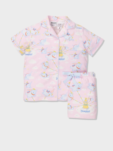 短袖全棉小飞象睡衣家居服套装