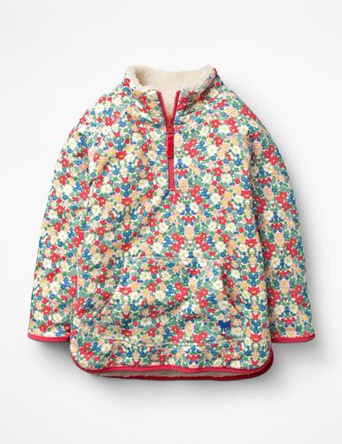 【国内现货】Mini boden 女童女孩两面穿加绒保暖卫衣外套休闲