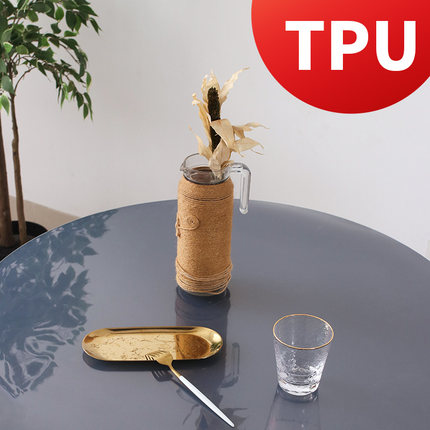 茶几垫台布圆桌圆形tpu桌垫磨砂透明tpu软玻璃餐桌垫加厚防水防烫