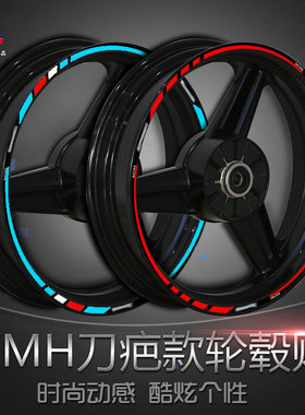 适用雅马哈飞致250R1R3R6轮毂贴