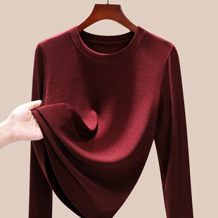 2026春季 内搭打底衫 新款 百搭时尚 上衣 莫代尔修身 小衫 t恤女长袖