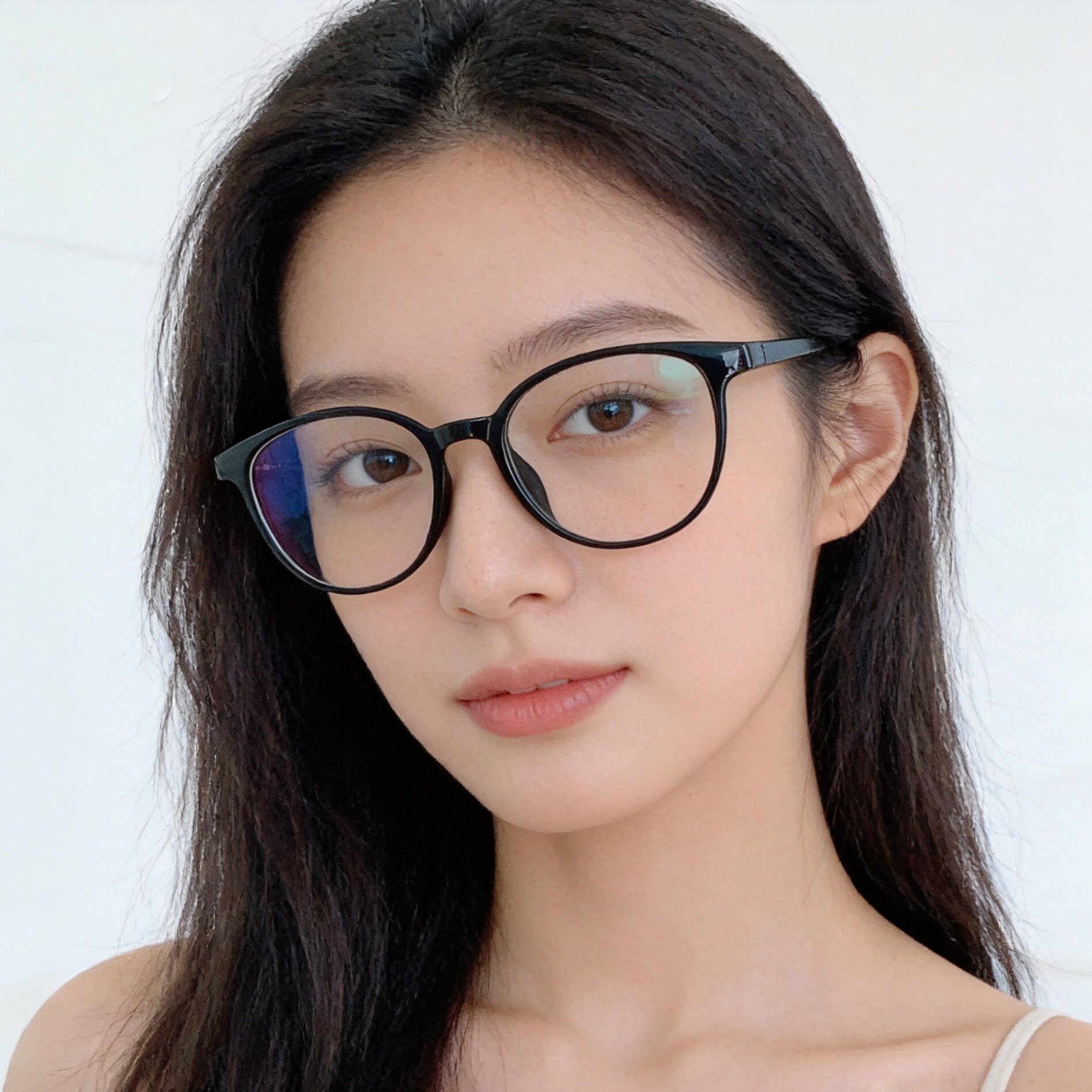 复古眼镜框女防蓝光镜男时尚素颜近视镜架超轻可配度数 雅致85003