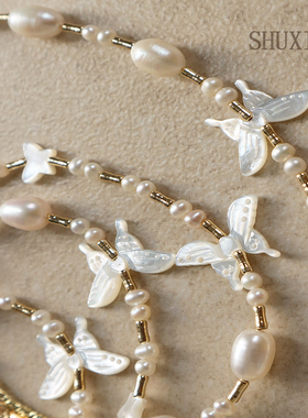舒晓集贝壳珍珠女项链