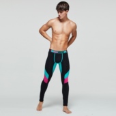 男款 秋裤 弹力紧身衬裤 透气高弹修身 青叔上新90401男士 底裤 保暖裤