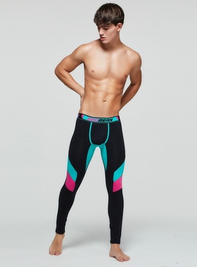 青叔上新90401男士保暖裤秋裤男款弹力紧身衬裤透气高弹修身底裤