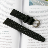 橡胶硅胶表带代用宝珀五十寻50寻5008B梭子鱼表带柔软服帖20mm