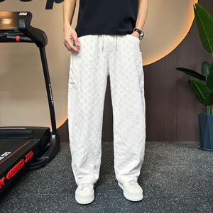 黑首K143-P78-控108抖音直播主风春季新款男士运动休闲裤社会小伙图片