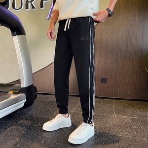 黑首K73-P78-控108抖音主风冬季新款男士百搭运动休闲裤社会小伙图片