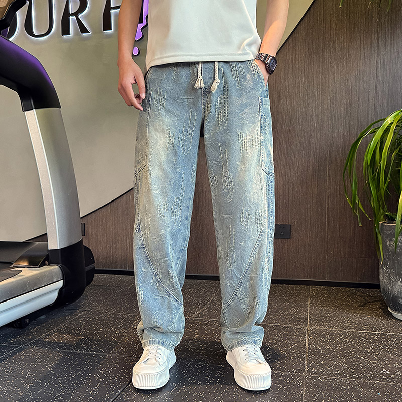 蓝首K127-P78-控108抖音直播主风春季新款男士运动休闲裤社会小伙,男装休闲裤,星座309B(原A339-1)