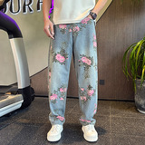 蓝首K121-P68-控98抖音直播主风春季新款男士运动休闲裤社会小伙，男装休闲裤，星座309B(原A339-1)