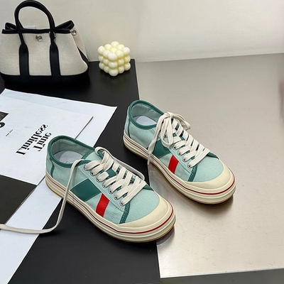 丑萌洋气百搭薄款透气德训帆布鞋