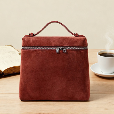 LP饭盒包秋冬女包磨砂皮百搭小方
