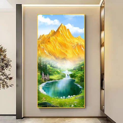 入户门玄关装饰画现代简约走廊过