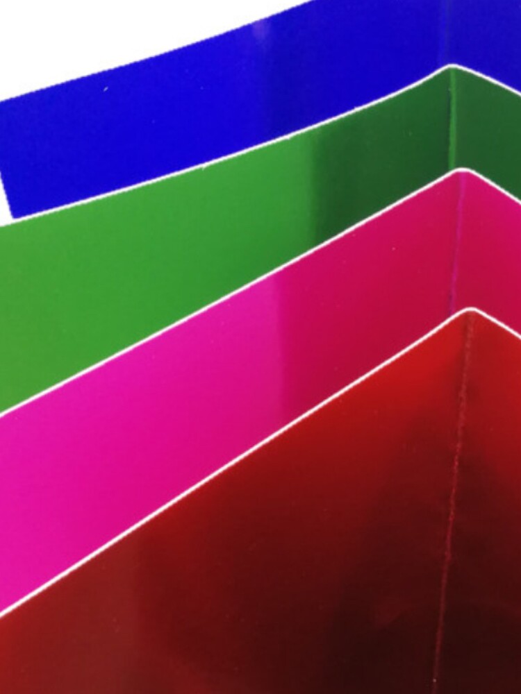 금은색 판지 125G 광택지 거울 종이 알루미늄 호일 종이 거울 종이접기 색 수제 종이