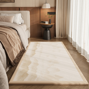 卧室床边地毯加厚软垫房间地垫主卧床前毯子长条耐脏防滑床边垫