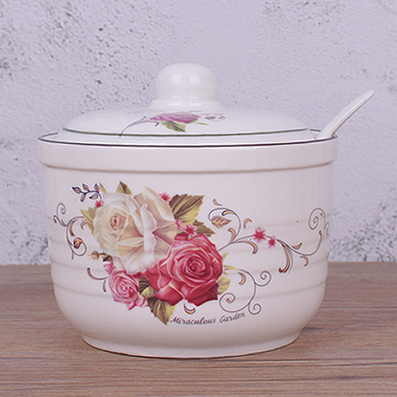 陶瓷调味罐瓶陶瓷中式调料盒家用大号盐罐套装辣椒油罐单个猪油罐,厨房/烹饪用具,调味瓶罐/调料研磨器,淘宝优惠券,粉丝福利购,淘宝优惠卷