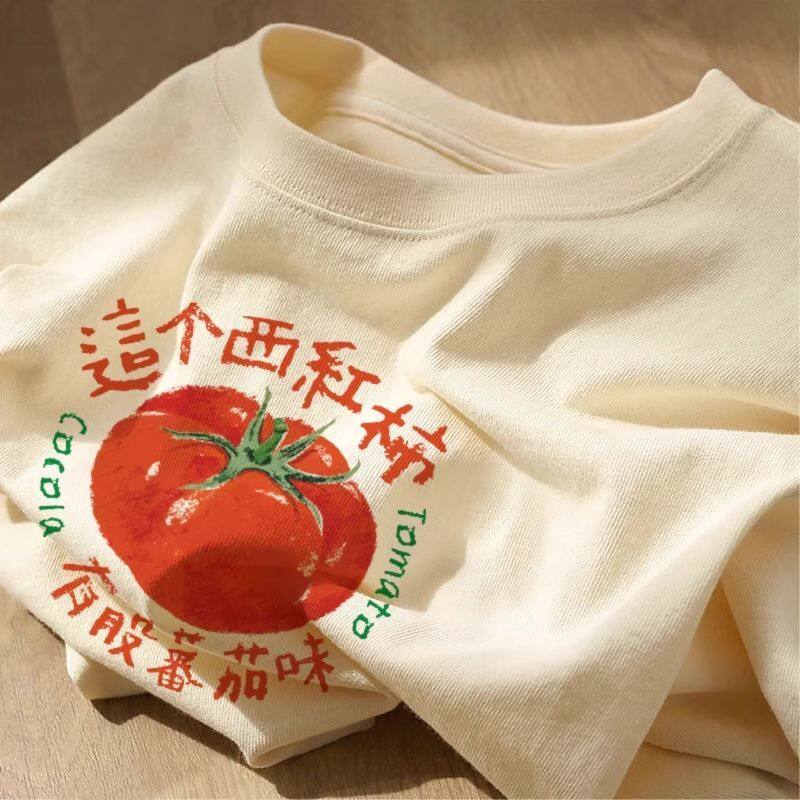 2026新款女童短袖T恤夏季儿童洋气时髦半袖上衣中大童女孩打底衫