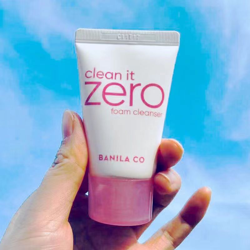 banilaco芭妮兰韩国zero洁面乳温和泡沫洗面奶女30ml小样男女保湿