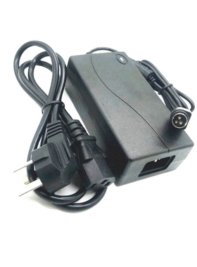 适用巨鲨JUSHA-M33B液晶显示器电源线DC24V3.75A4A圆口三针充电器