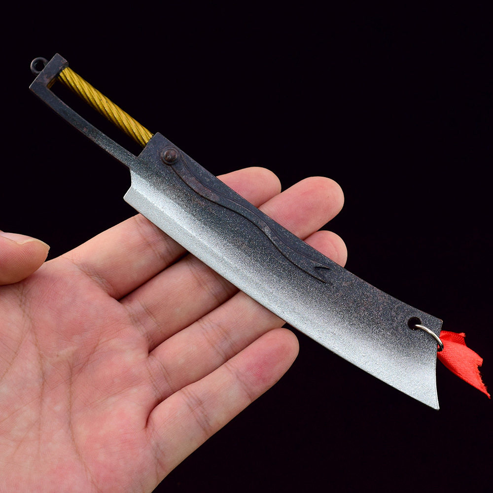 热血传奇经典武器屠龙刀战损版合金兵器模型收藏摆件手办道具玩具