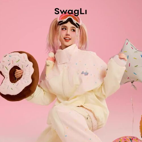 万科松花湖/北大湖雪服租赁SWAGLI甜甜圈滑雪服单板双板品牌高端