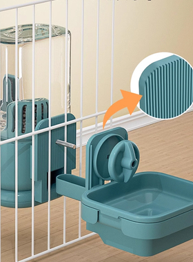 带过滤狗狗挂式饮水机猫咪自动喂水器喂食器笼子悬挂水壶宠物喝水