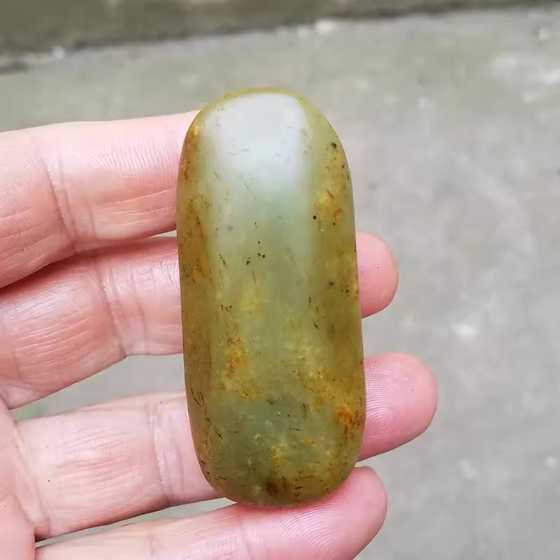 和田玉原石籽玉料玉石吊坠手把件