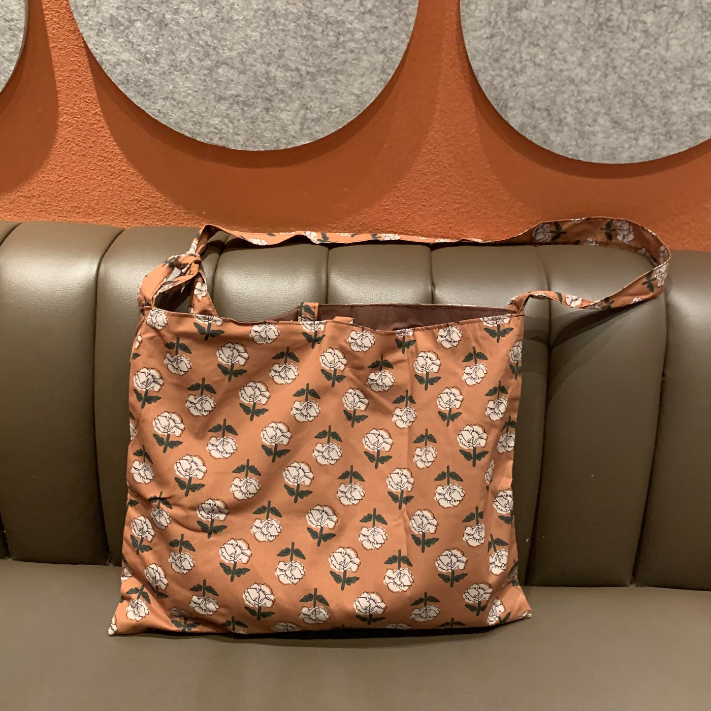 春日特调·印度拓印手工帆布包原创自制小众花朵纯棉单肩环保袋,箱包皮具/热销女包/男包,通用款女包,淘宝优惠券,粉丝福利购,淘宝优惠卷