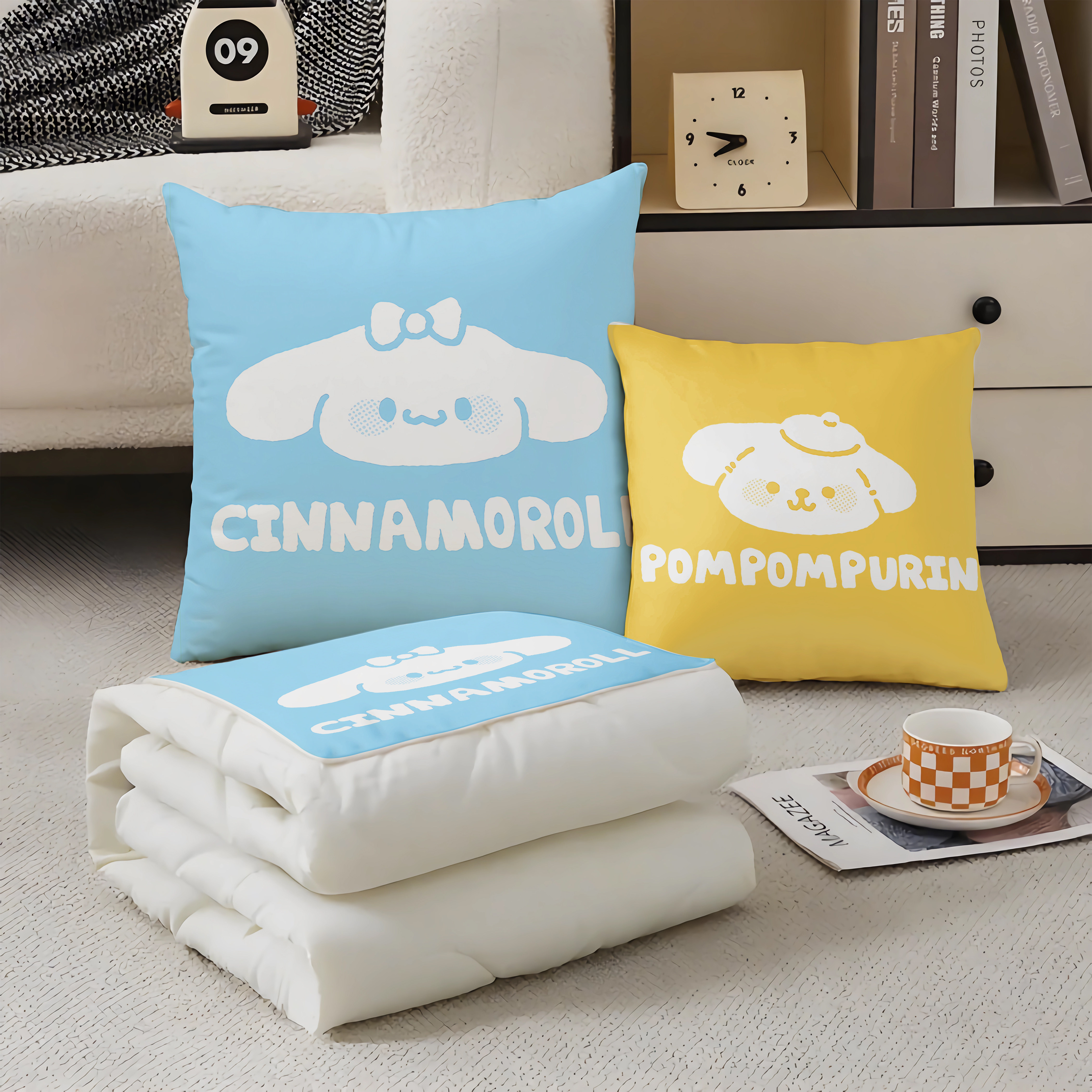 简约三丽鸥抱枕超软两用多功能空调被办公抱枕被子二合一被子动漫,居家布艺,抱枕被,淘宝优惠券,粉丝福利购,淘宝优惠卷