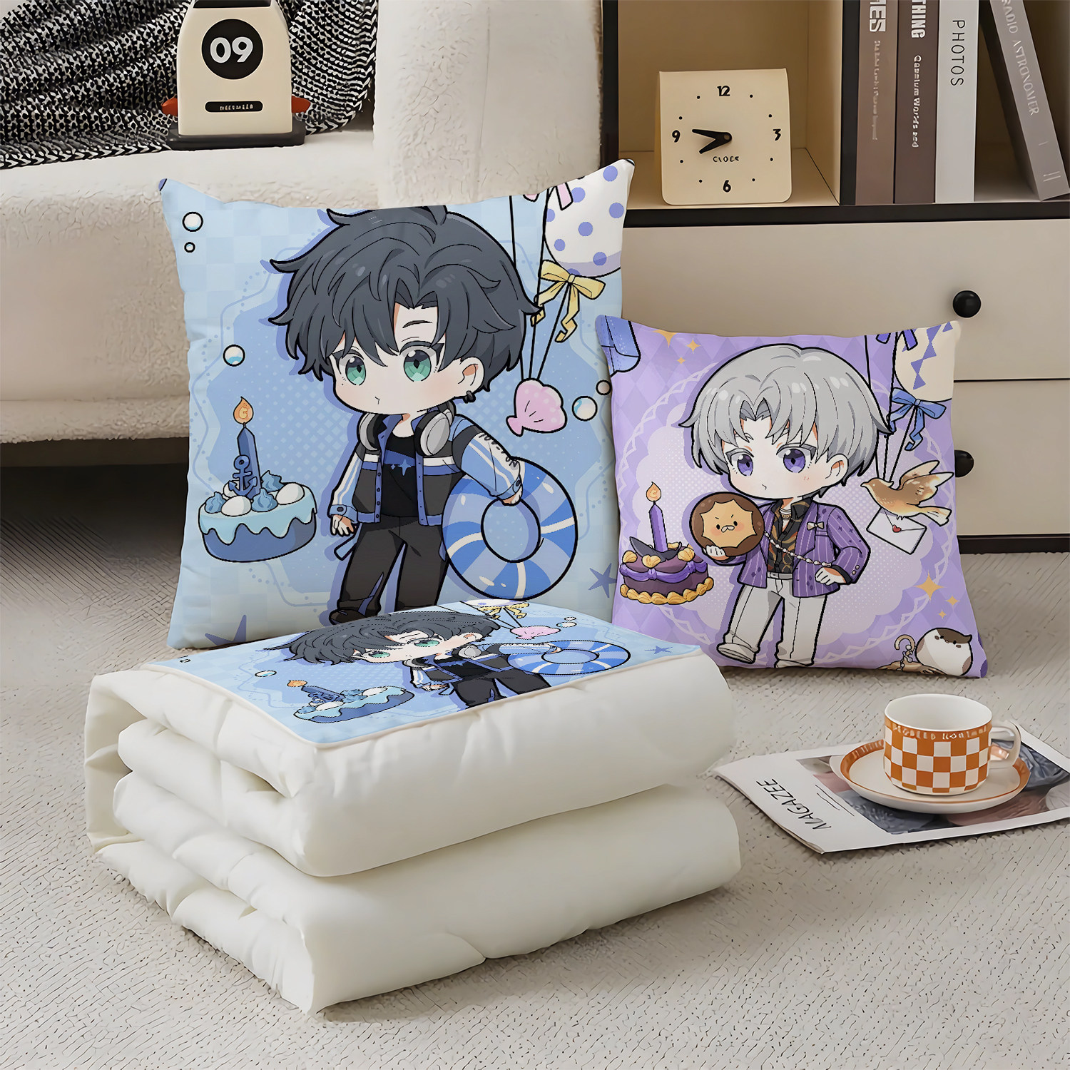 光与夜之恋抱枕超软两用多功能空调被办公抱枕被子二合一被子动漫,居家布艺,抱枕被,淘宝优惠券,粉丝福利购,淘宝优惠卷